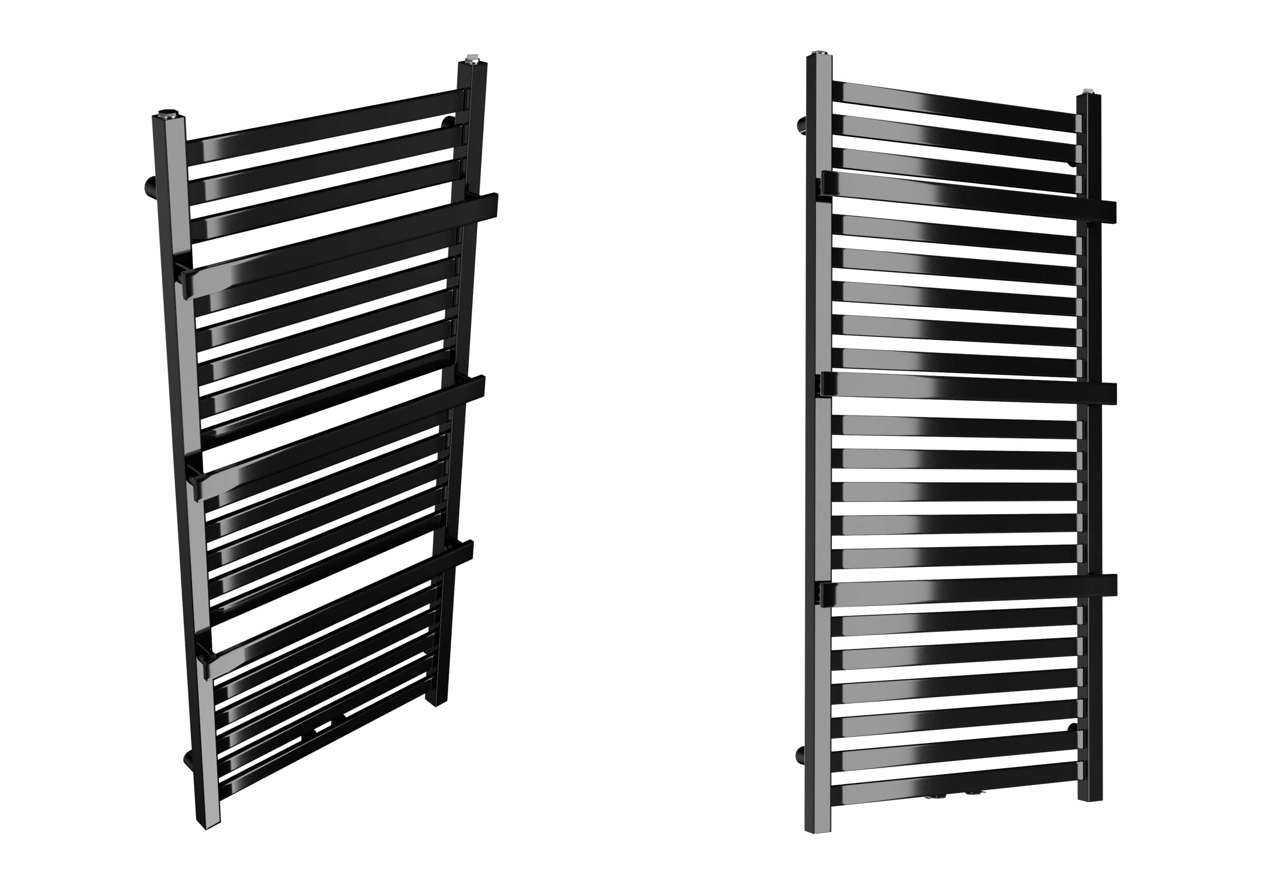 Kúpeľňový Radiátor Xul-m 500/530 Čierny Lesk