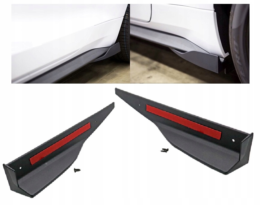 DOKŁADKI PROGÓW SIDE SKIRT SPLITTERY FORD MUSTANG