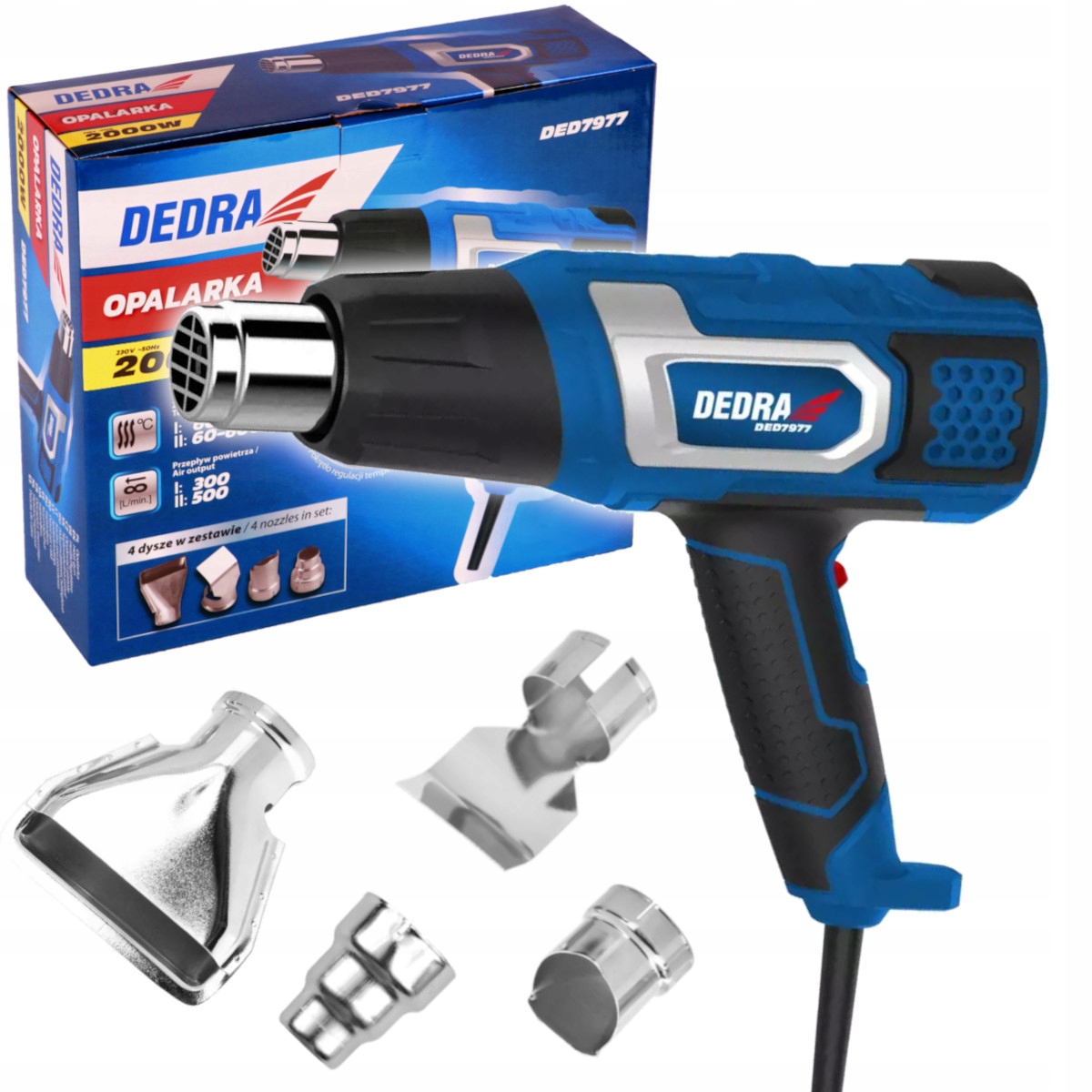 Opalarka 2000 W 60-600°C DEDRA DED7977
