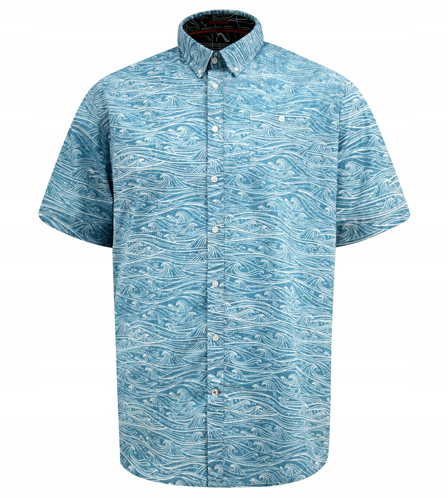 Duke D555 Velké Rozměry Ležérní Košile Měkká A Prodyšná 6XL 172 cm