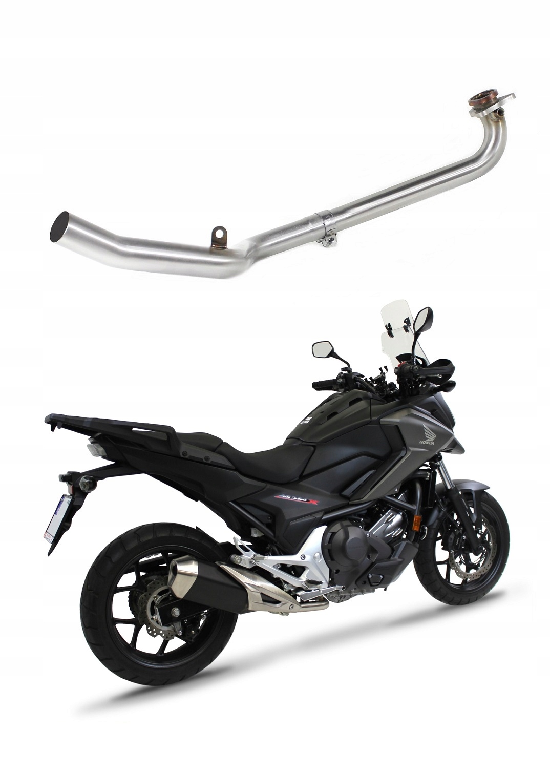 HO072D - NC 700 / 750 X 2012-2020 Racing Mid pipe DOMINATOR