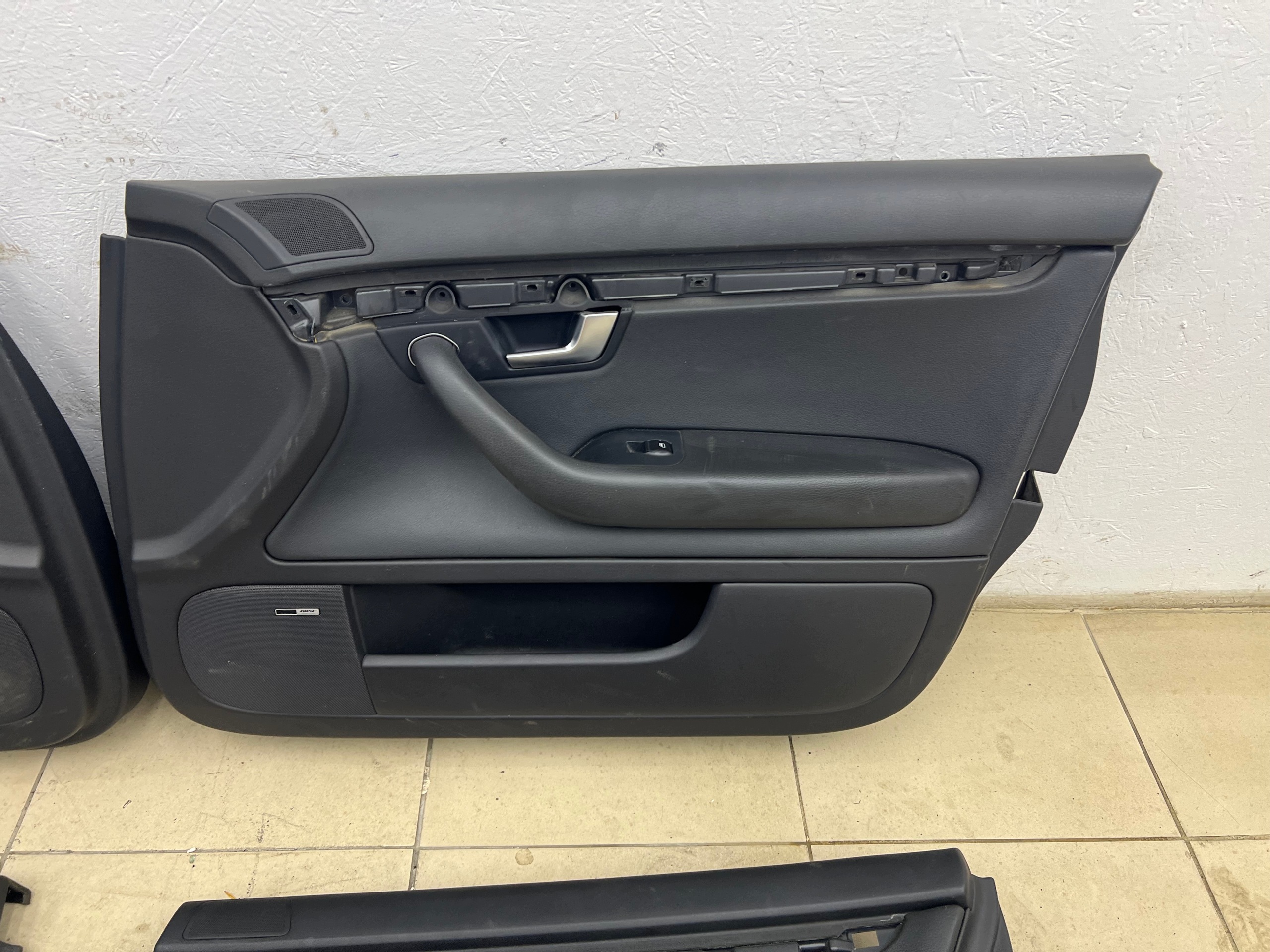 4X side upholstery door AUDI A4 B6 B7 AVANT KOMPLET S-LINE BOSE