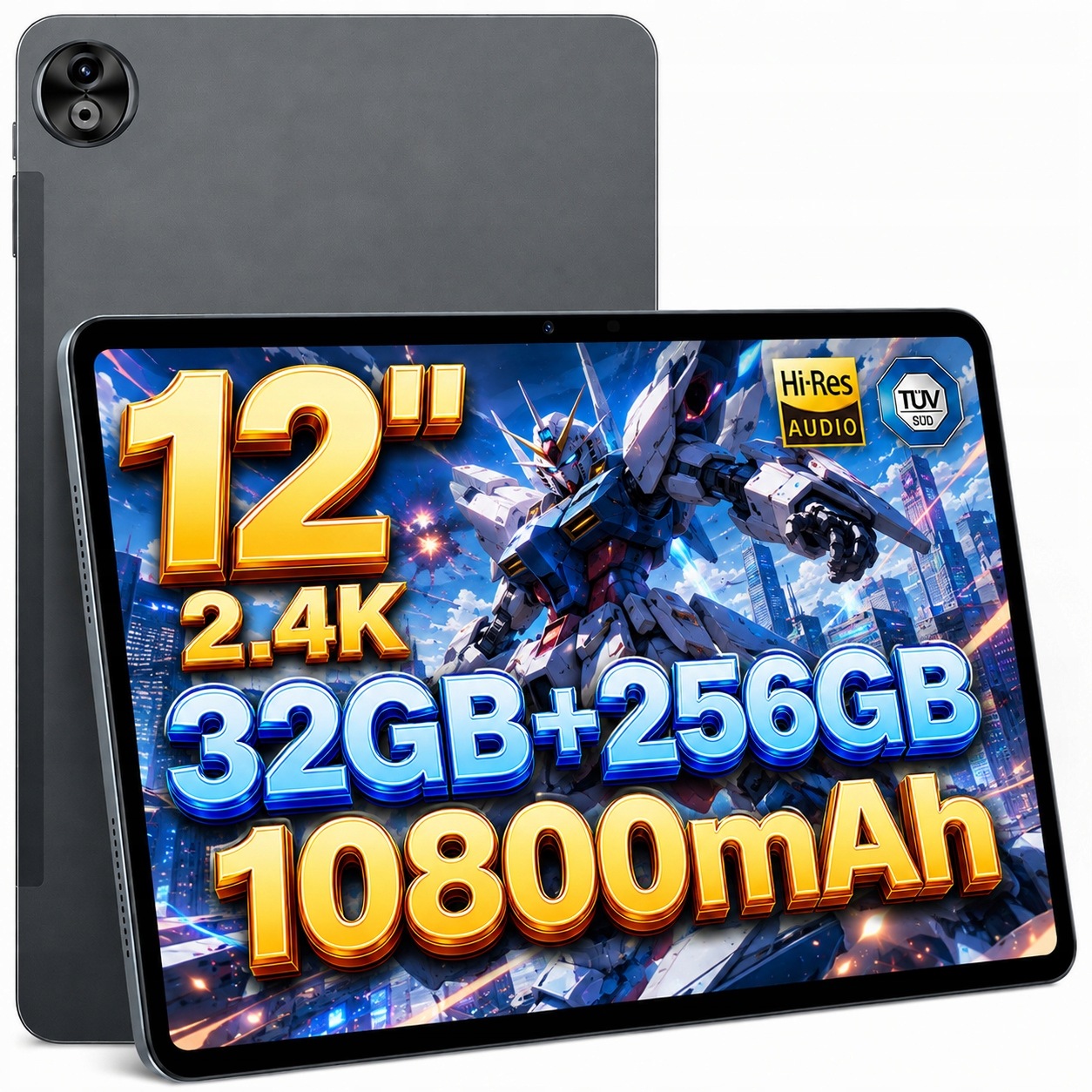 Tablet Doogee T20Ultra 12" Ips 2.4K 32/256GB 10800mAh HelioG99/2.2GHz/7.0mm