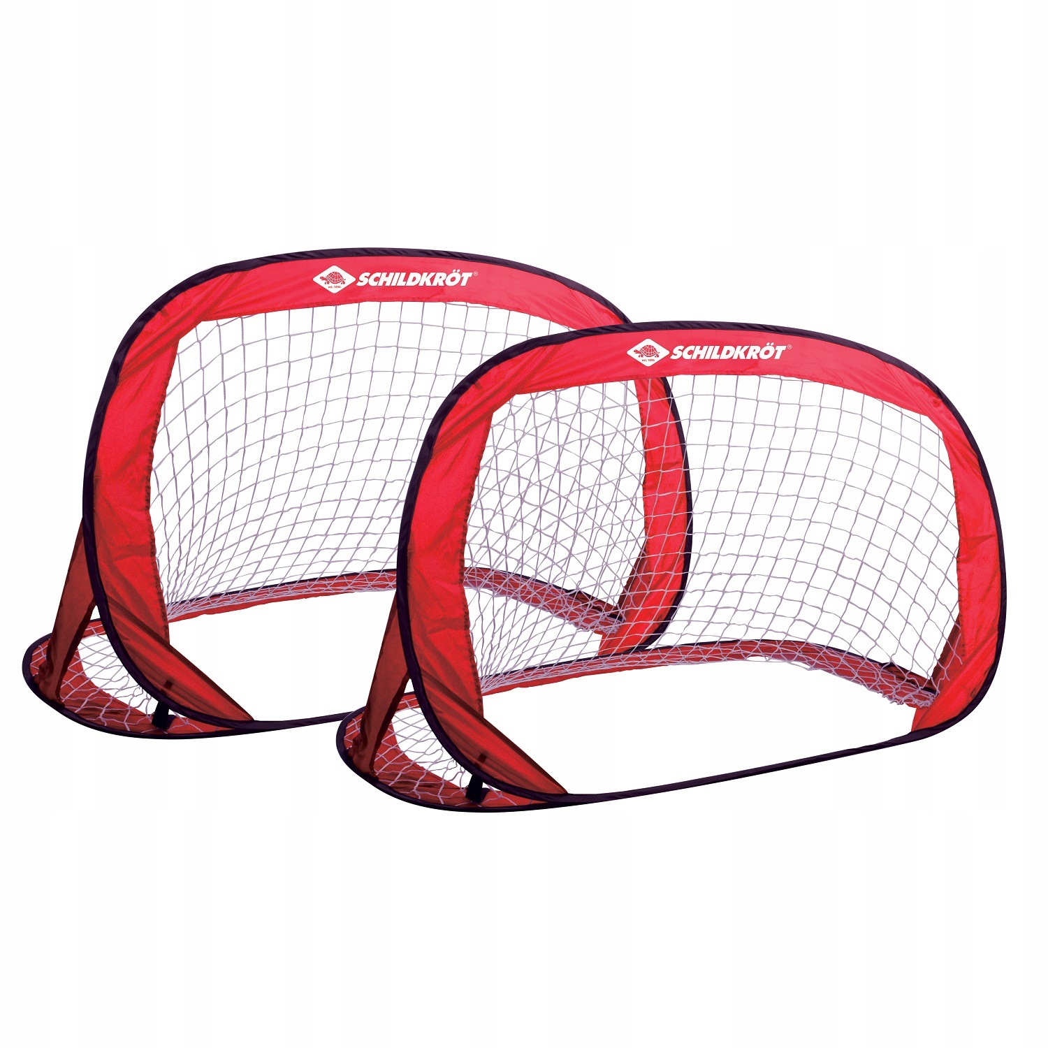 Bramki Do Piłki Nożnej Dla Dzieci Składane Pop-up 2 Sztuki 125x80 CM