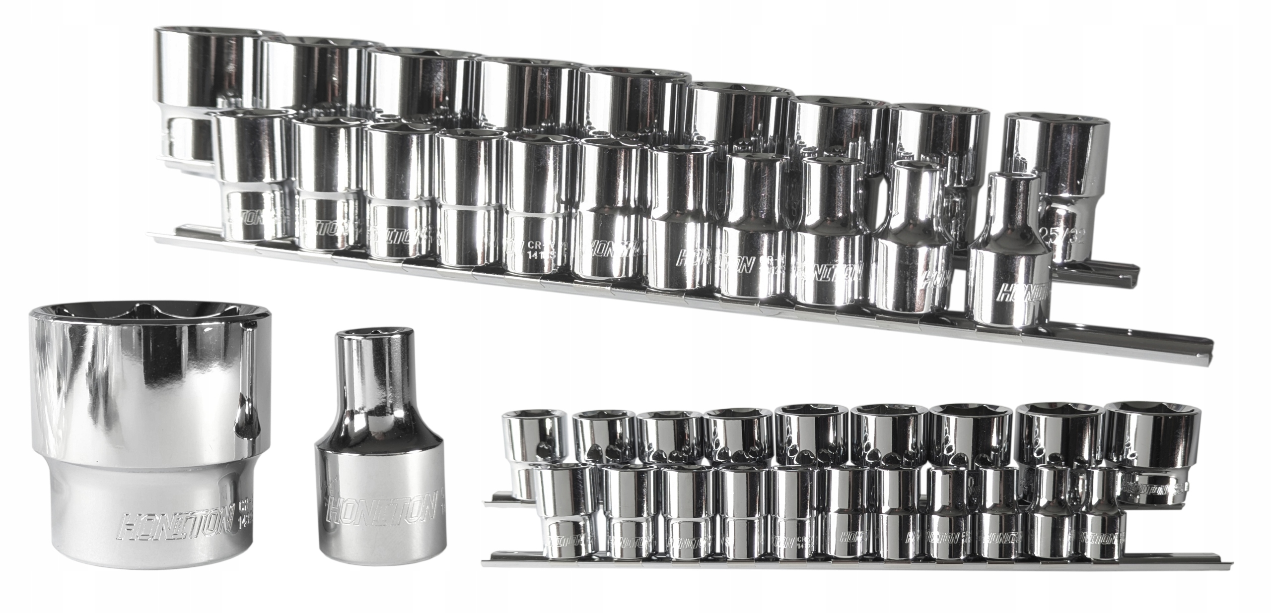 Zestaw Nasadek 6-KĄT Na Szynie 1/2" 20 El Calowe Honiton