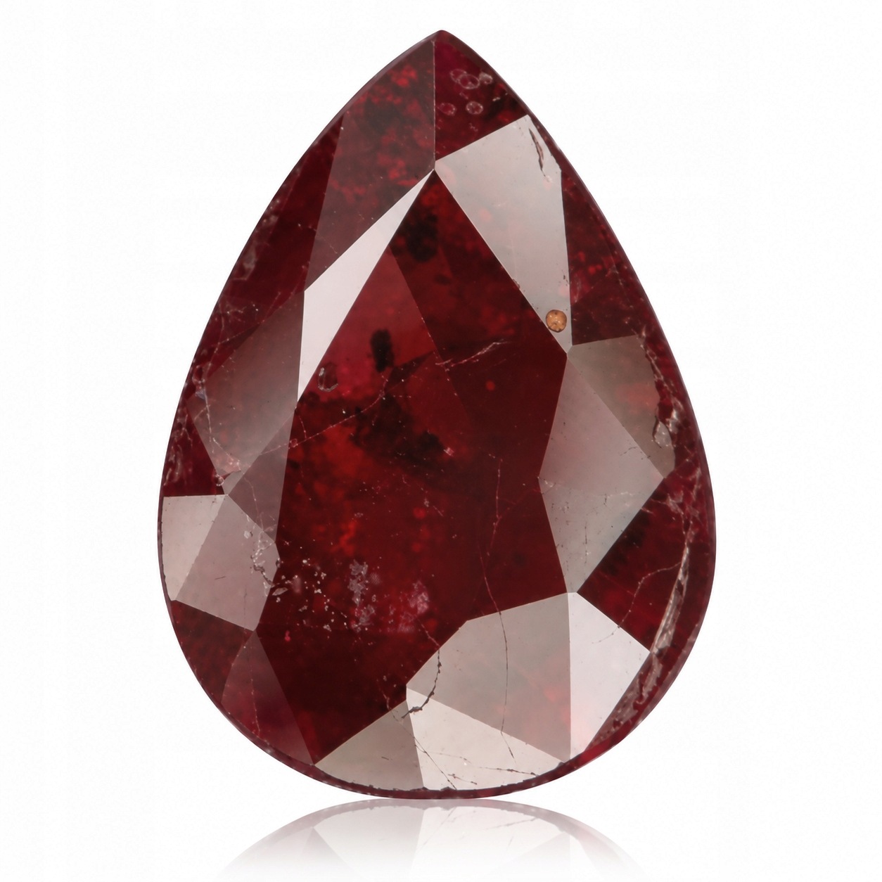 Přírodní Rubín 1.91 ct Lžička Tanzanie Certifikát Algt