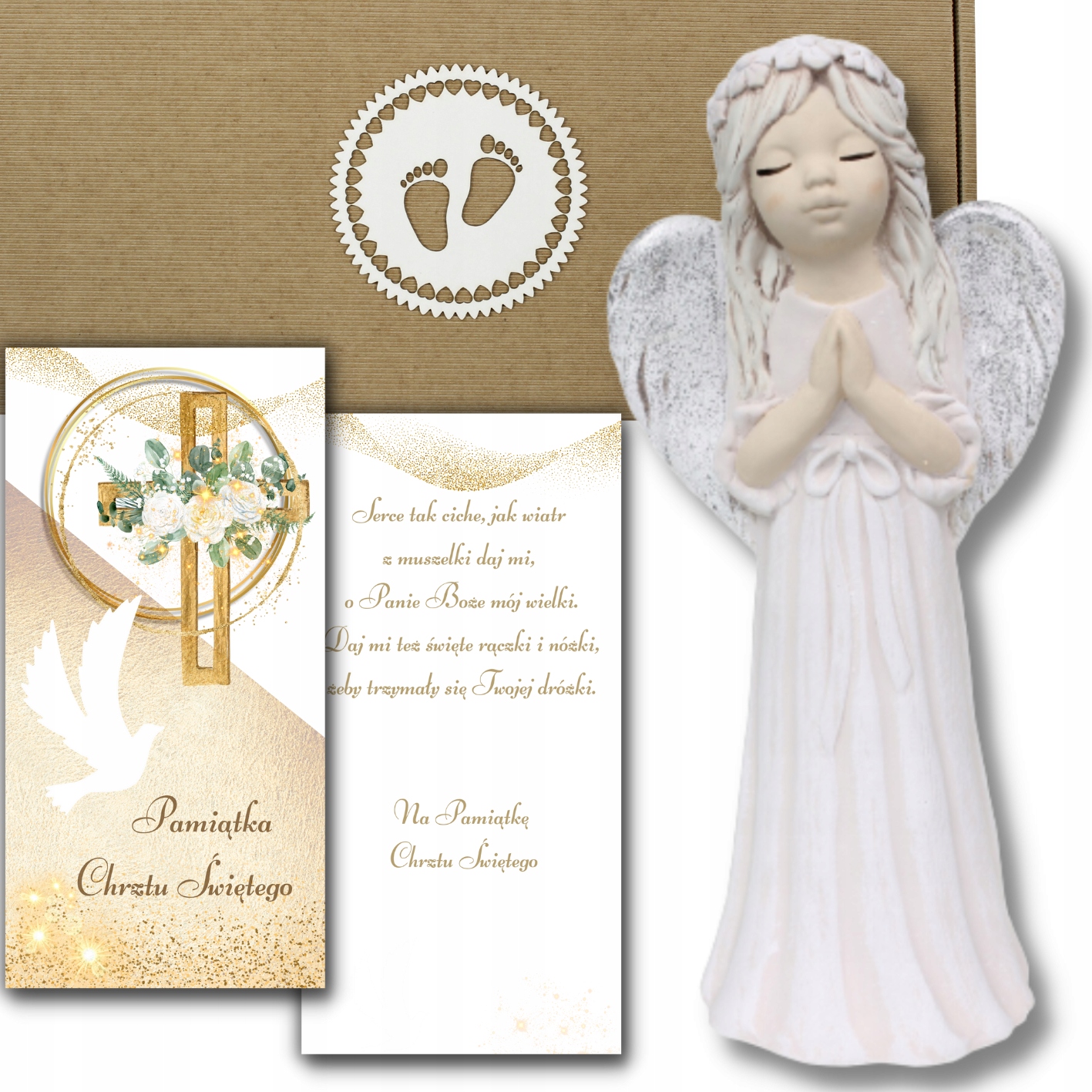 

Chrzest Figurka Anioła Stróża Ozdoba