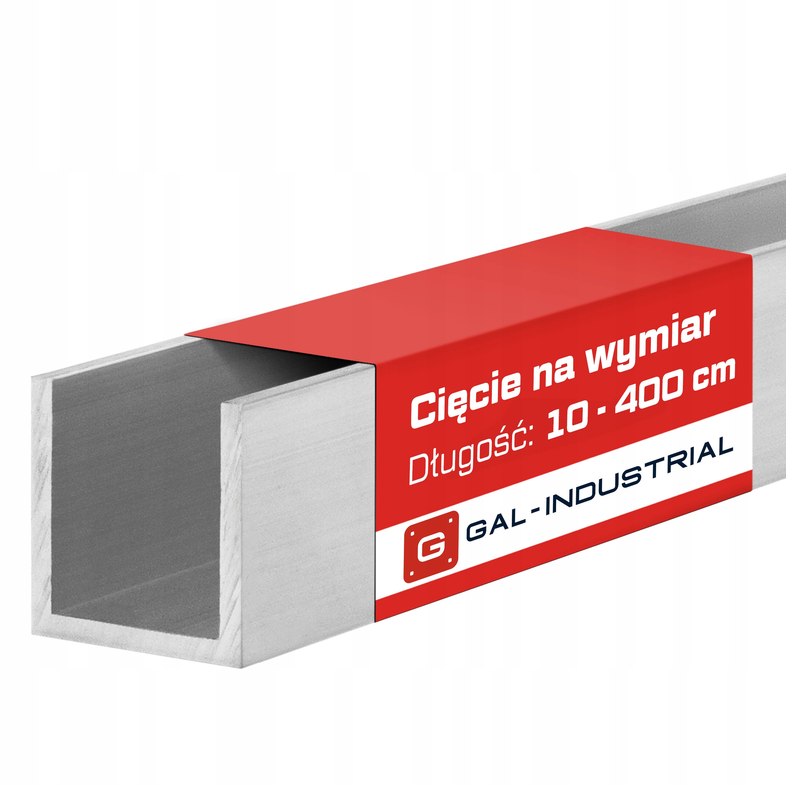 U profil Gal-industrial 25x50x25x3 mm hliník 330 cm Řezání Na Délku