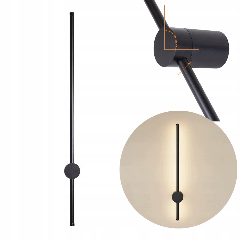 Moderní nástěnná Led lampa 60 cm otočná o 90°