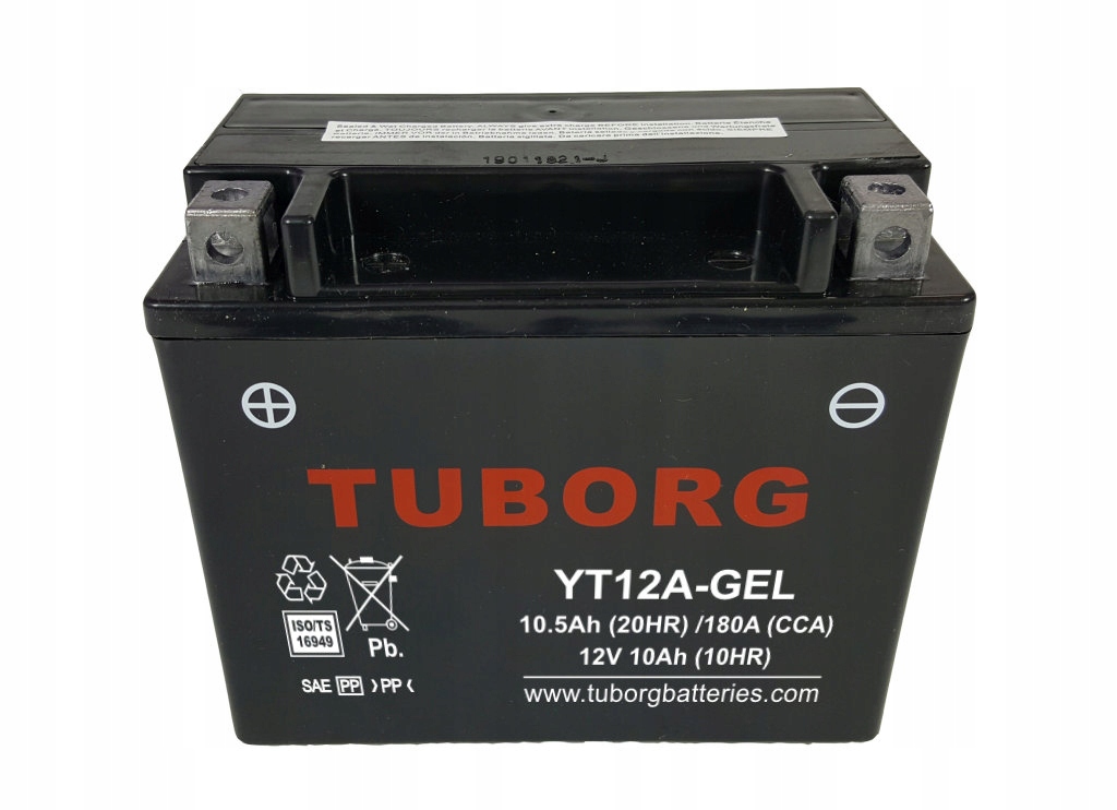 

Akumulator Tuborg YT12A-BS 10.5Ah 180A żelowy