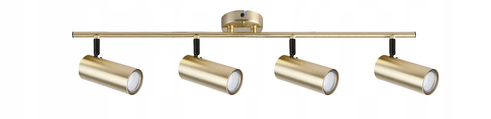 Stropná lampa so zlatými reflektormi Candellux