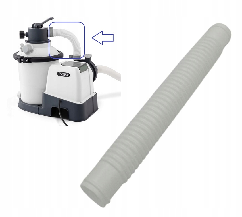 Hadice spojující hlavu s motorem pro pískovou pumpu Intex 26642 Gs SX925