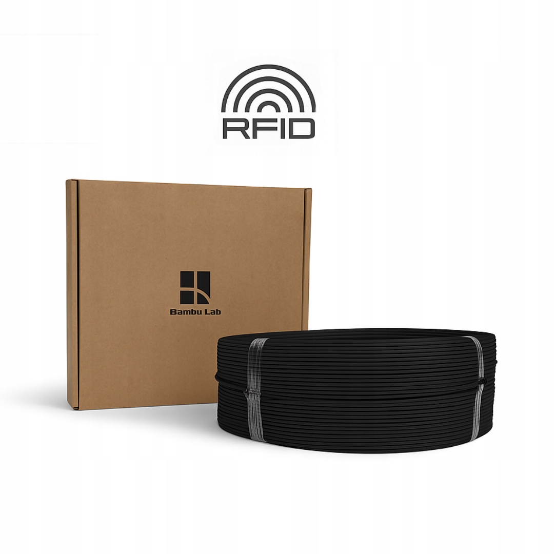 Filament PLA Bambu Lab 1,75 mm 1000 g basic black (10101) - refill