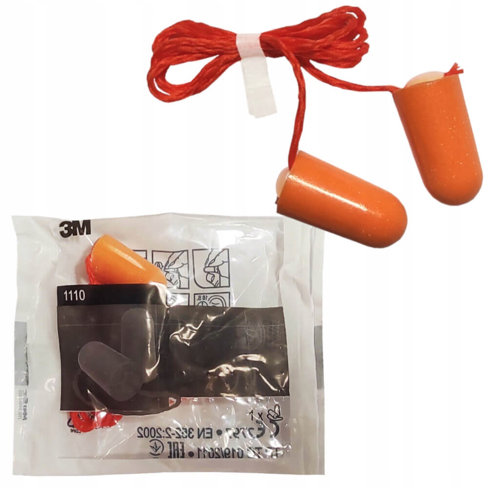 

Stopery zatyczki uszu z sznurkiem 1110 3M 1para