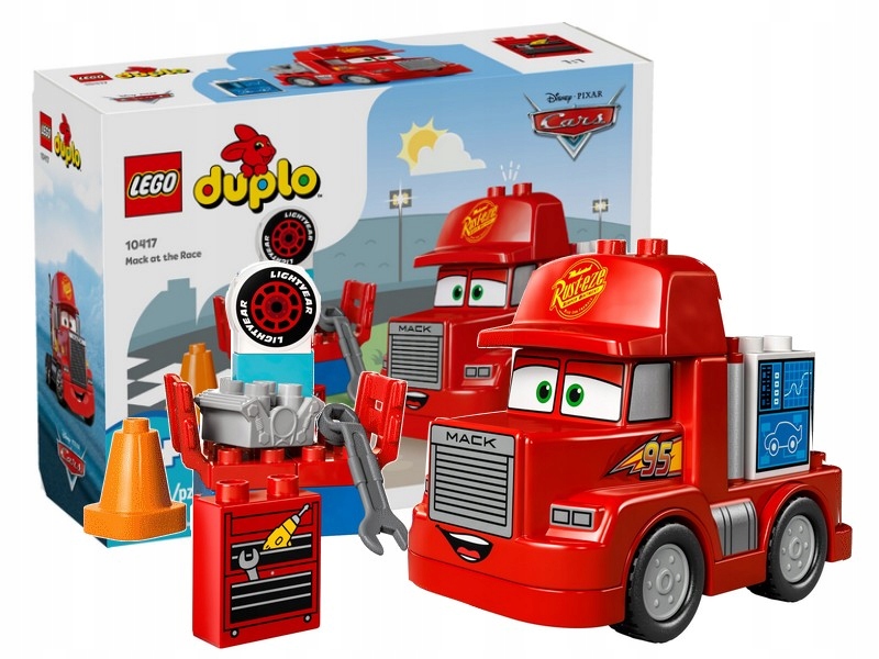 LEGO DUPLO AUTA 10417 MANIEK NA WYŚCIGU