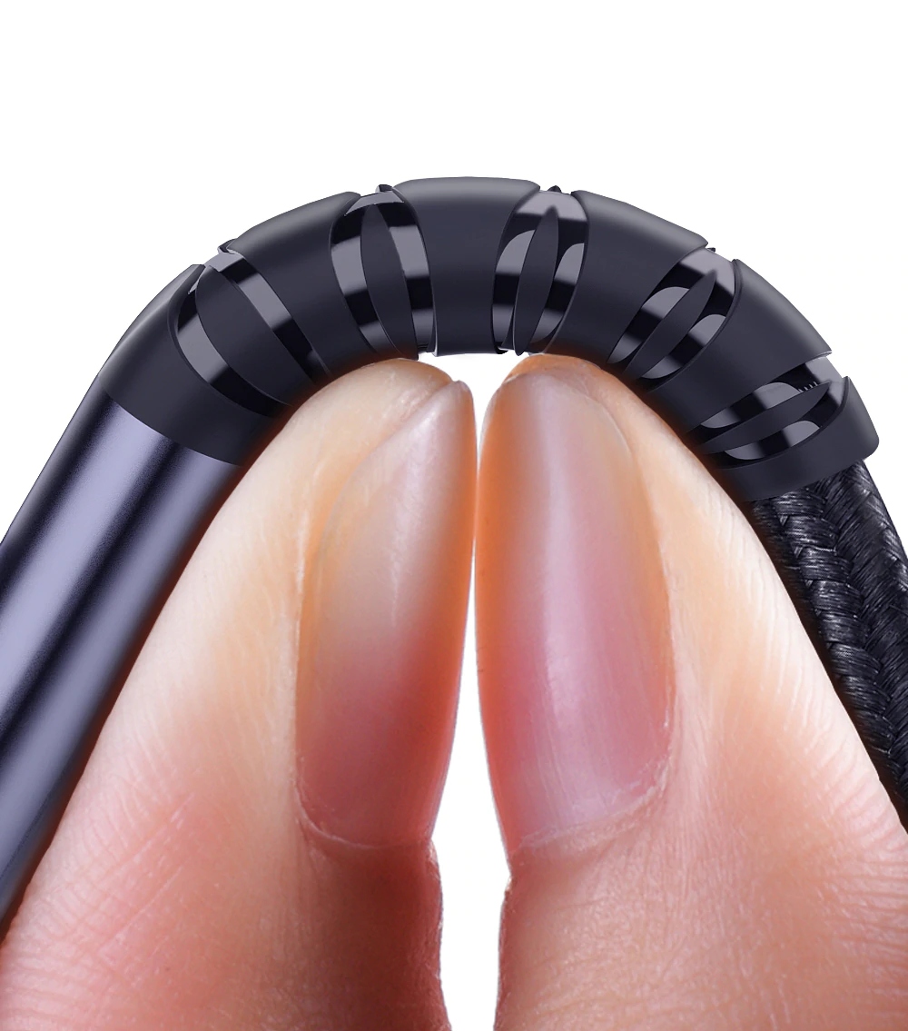 Kabel USB ESSAGER 3A TYPE-C USB-C QC 3.0 2m LED Złącza USB - USB typ C