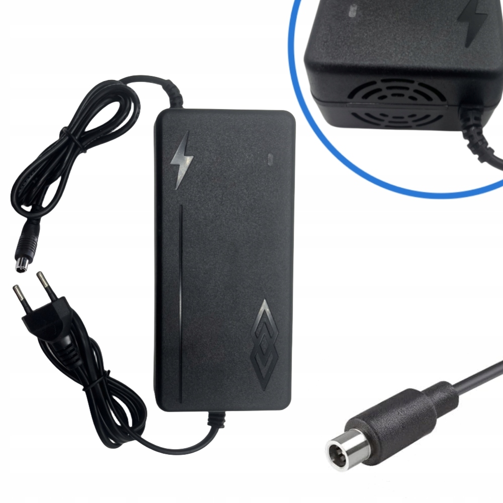 Uniwersalny zasilacz ładowarka do hulajnogi elektrycznej 54.6V 6 Złączami