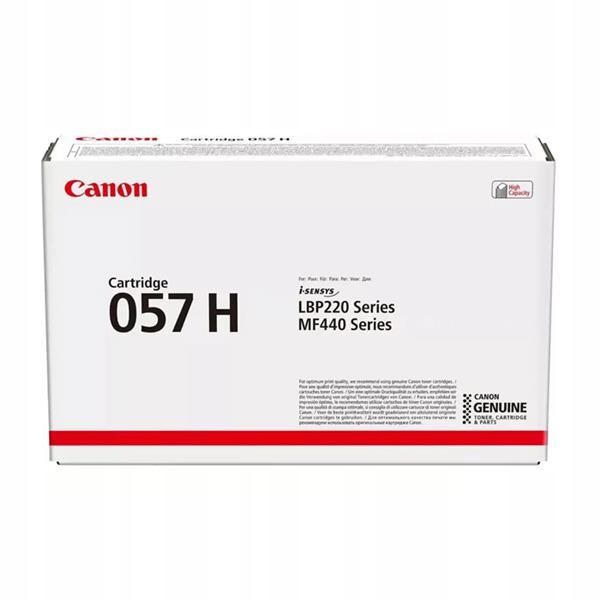 Originální černý toner Canon i-SENSYS LBP220, řada MF440 (CRG057H, CRG-0)