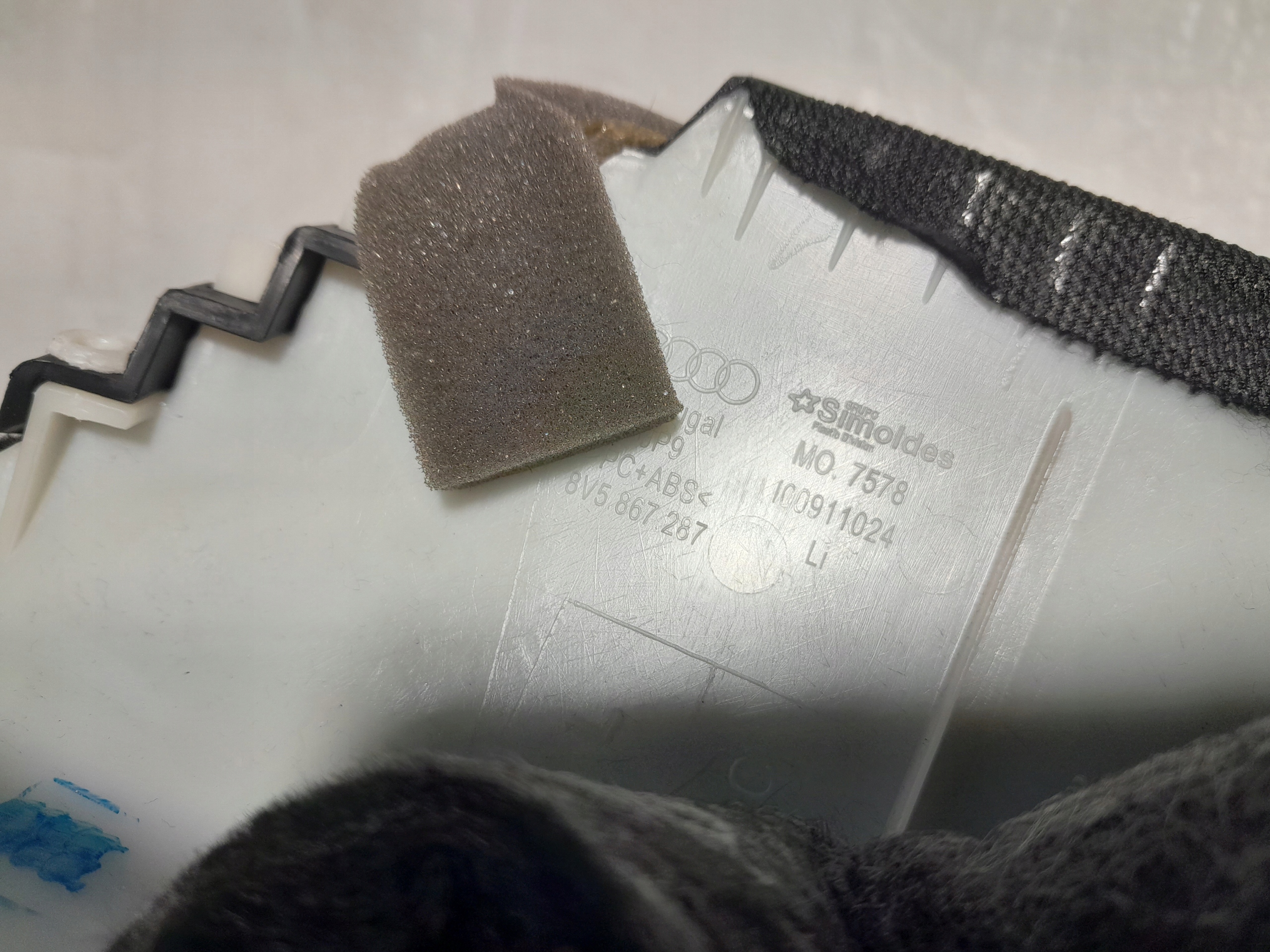 AUDI A3 S3 8V Blende Abdeckung Blende Abdeckung SLUPKA 8V5867287