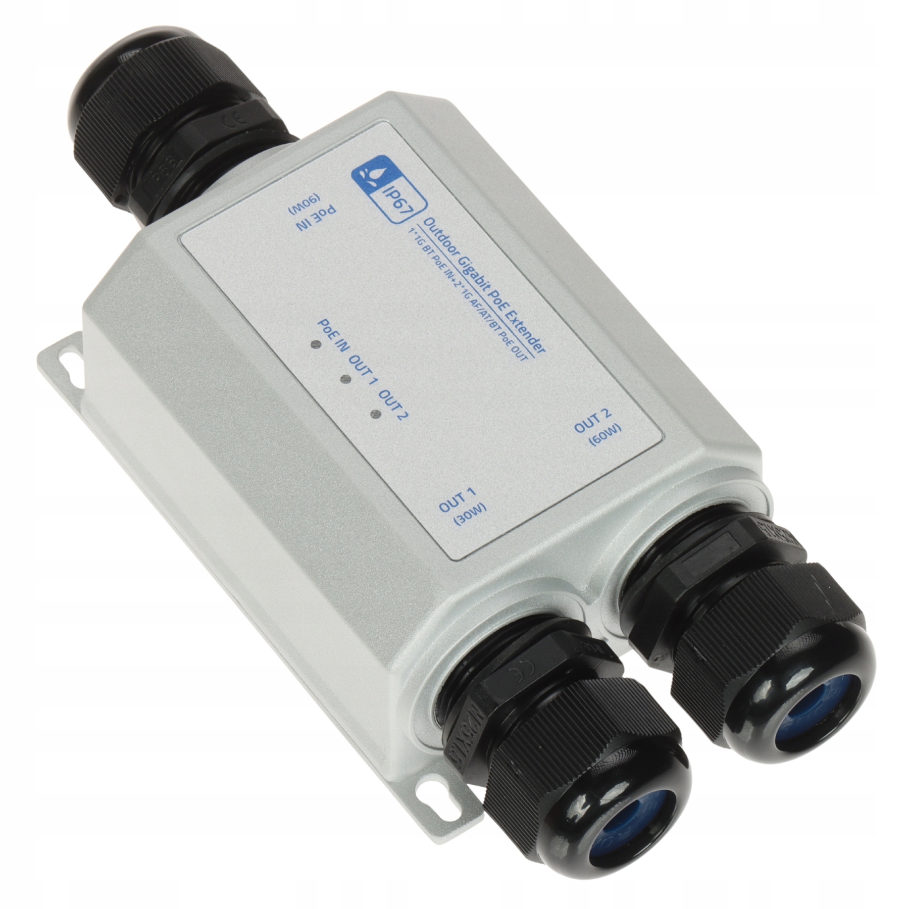Extender ETHERNET+PoE SPT-POE/2-POE-1G-IP67