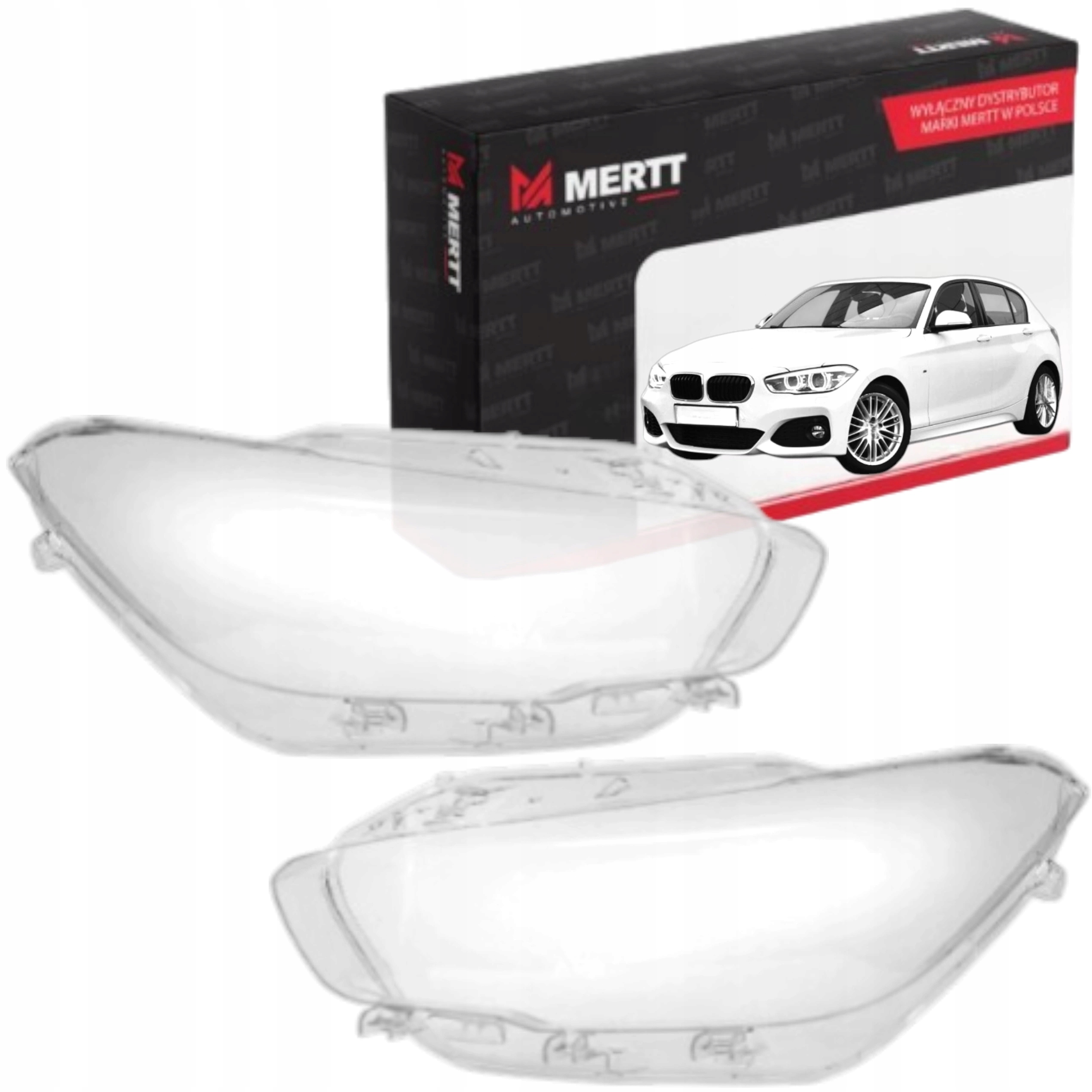 Sada Stínidlo Levé Pravé sklo světlometu lampa Bmw 1 F20 LCI 15-18 po liftě