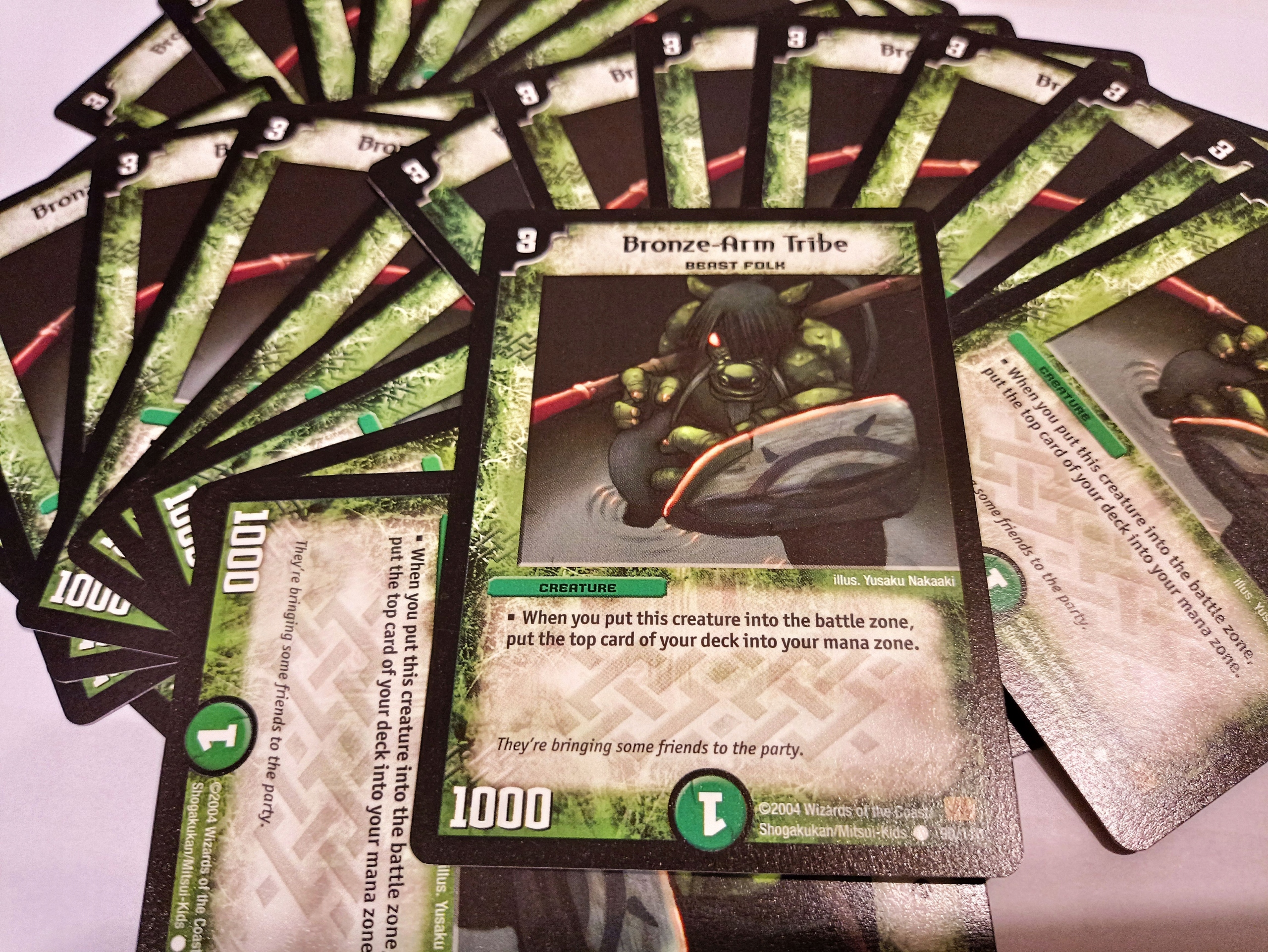 *DM-01 DUEL MASTERS - BRONZE-ARM TRIBE - !!! Typ Dodatek