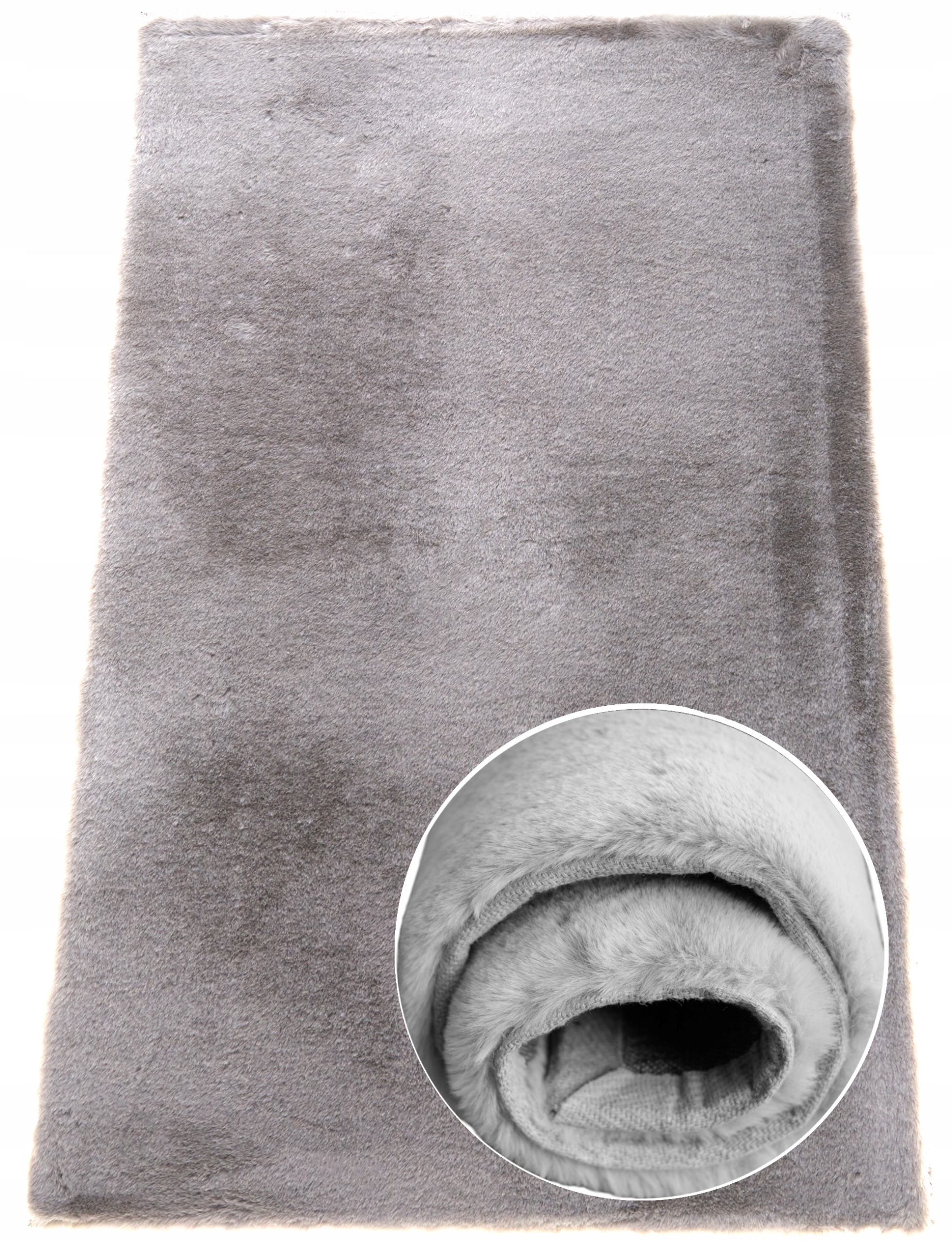 

Dywan Rabbit Futro Królika Popiel 160x230 Plusz