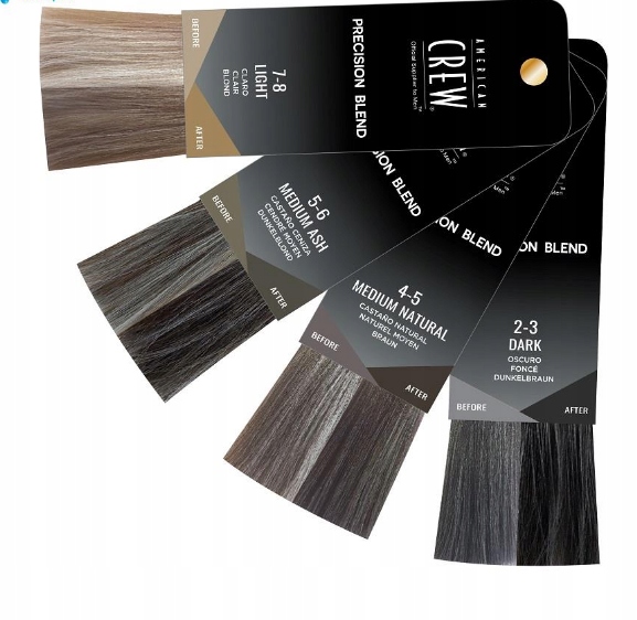 American Crew ODSIWIACZ Precision Blend (4-5) MEDIUM NATURAL 3x40ml Marka American Crew