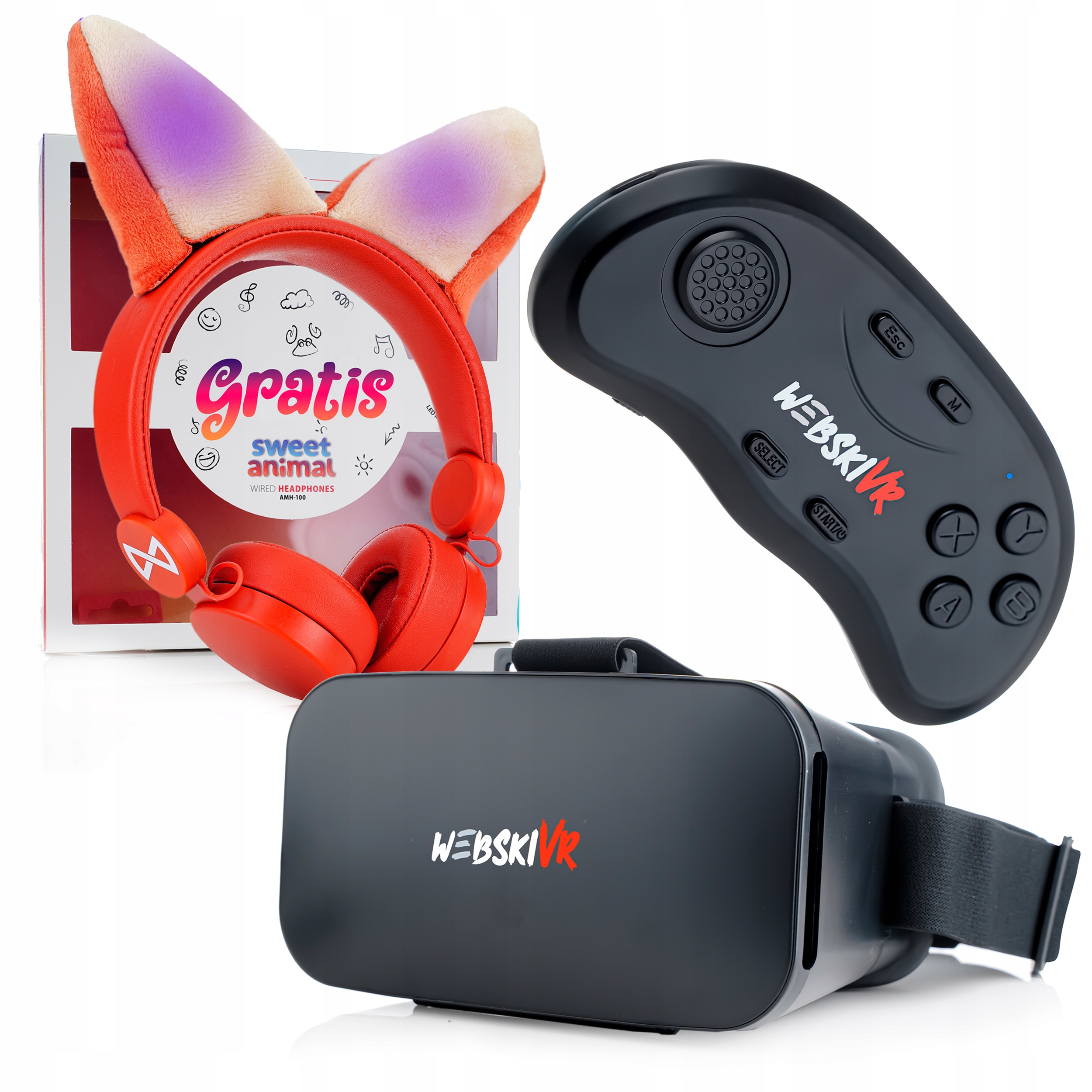 WIRTUALNA RZECZYWISTOŚĆ GOGLE 3D OKULARY VR PILOT