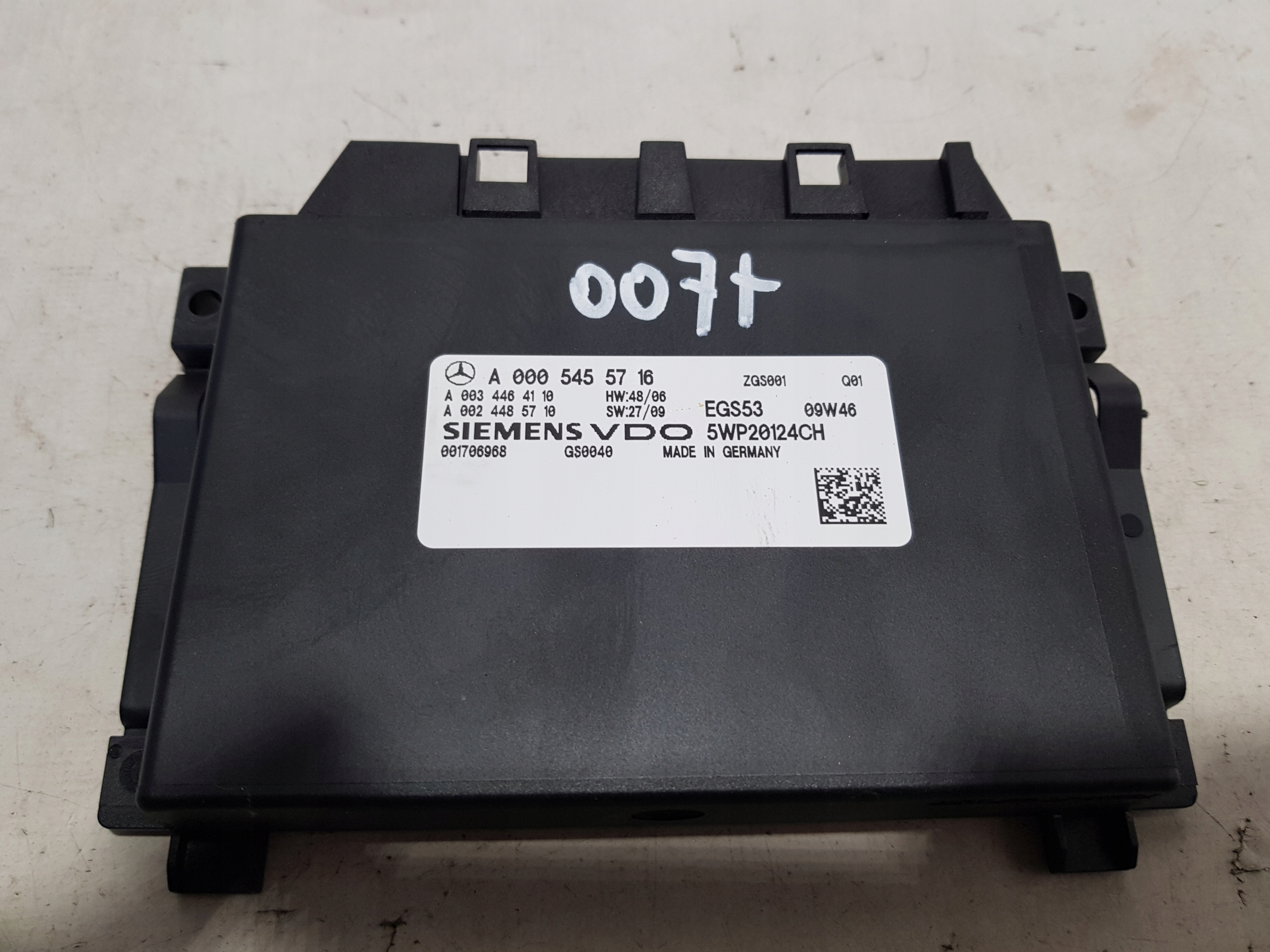 module gearboxes MERCEDES W204 W212 W207 0005455716