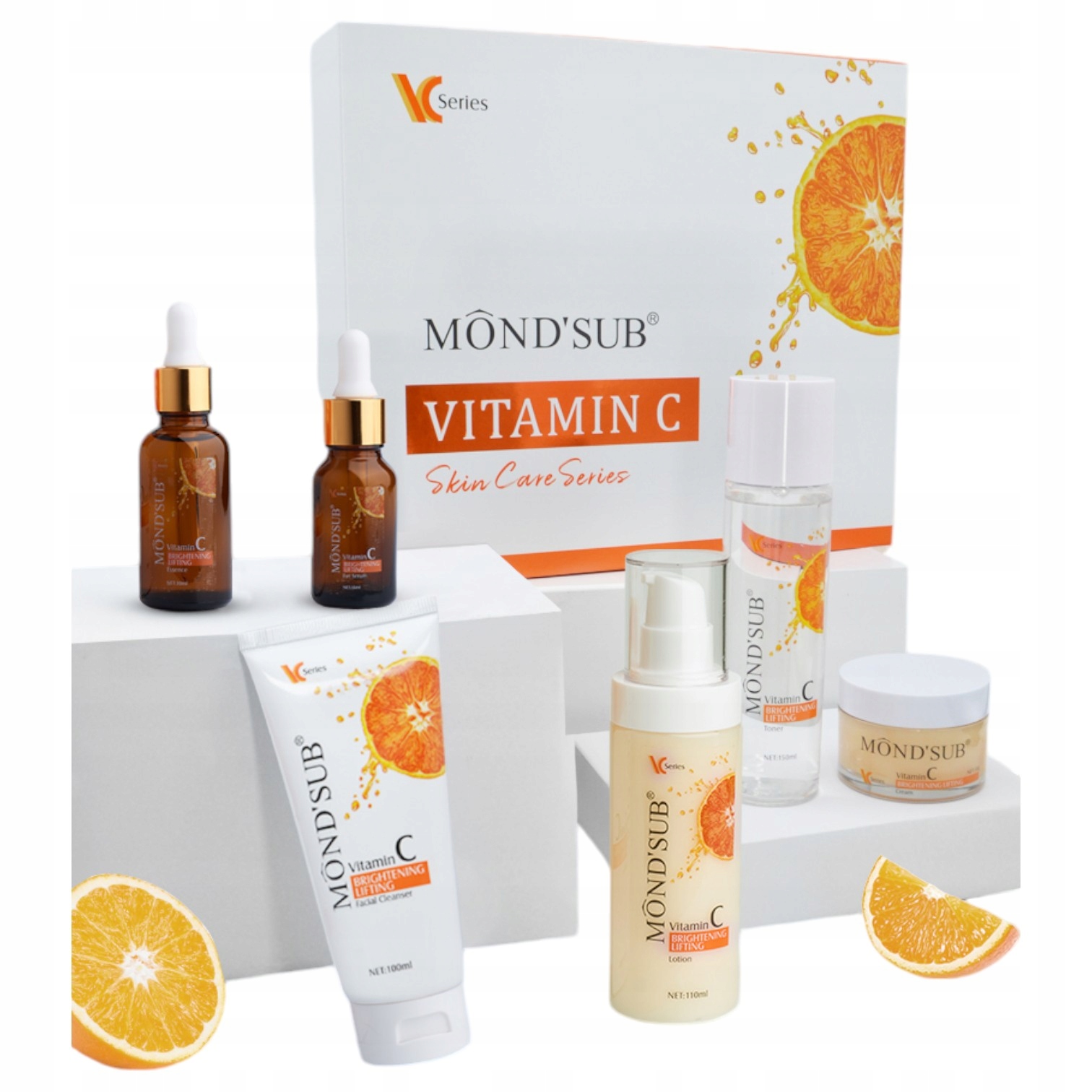 Rozjasňující a liftingová sada s Vitamínem C