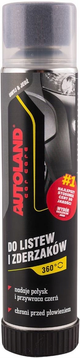 Autoland środek spray do pielęgnacji listew zderzaków i gumy 400ml
