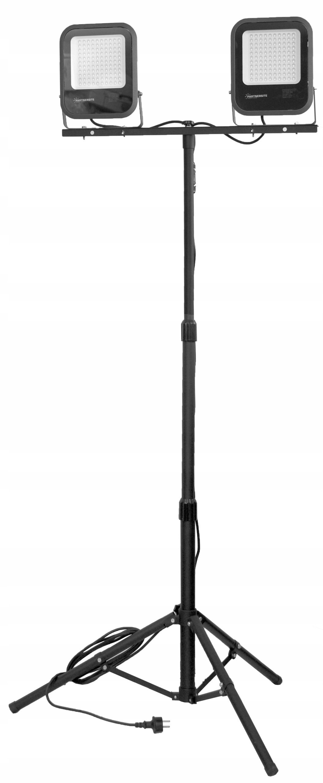 Lampa Na Statíve Dvojitá Led Smd 200W Výška 17 M Štúdiové Osvetlenie