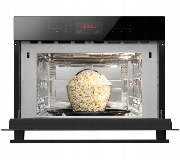 Piekarnik z mikrofalą Amica AMMB44E2GCB X-Type 44L Kolor dominujący czarny