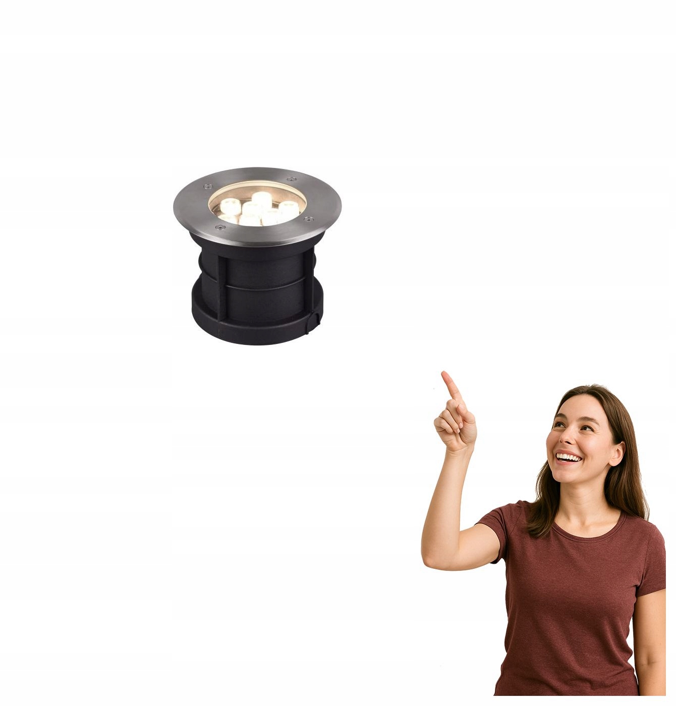 9W Led nájazdové svietidlo Belaja 821660207 Trio