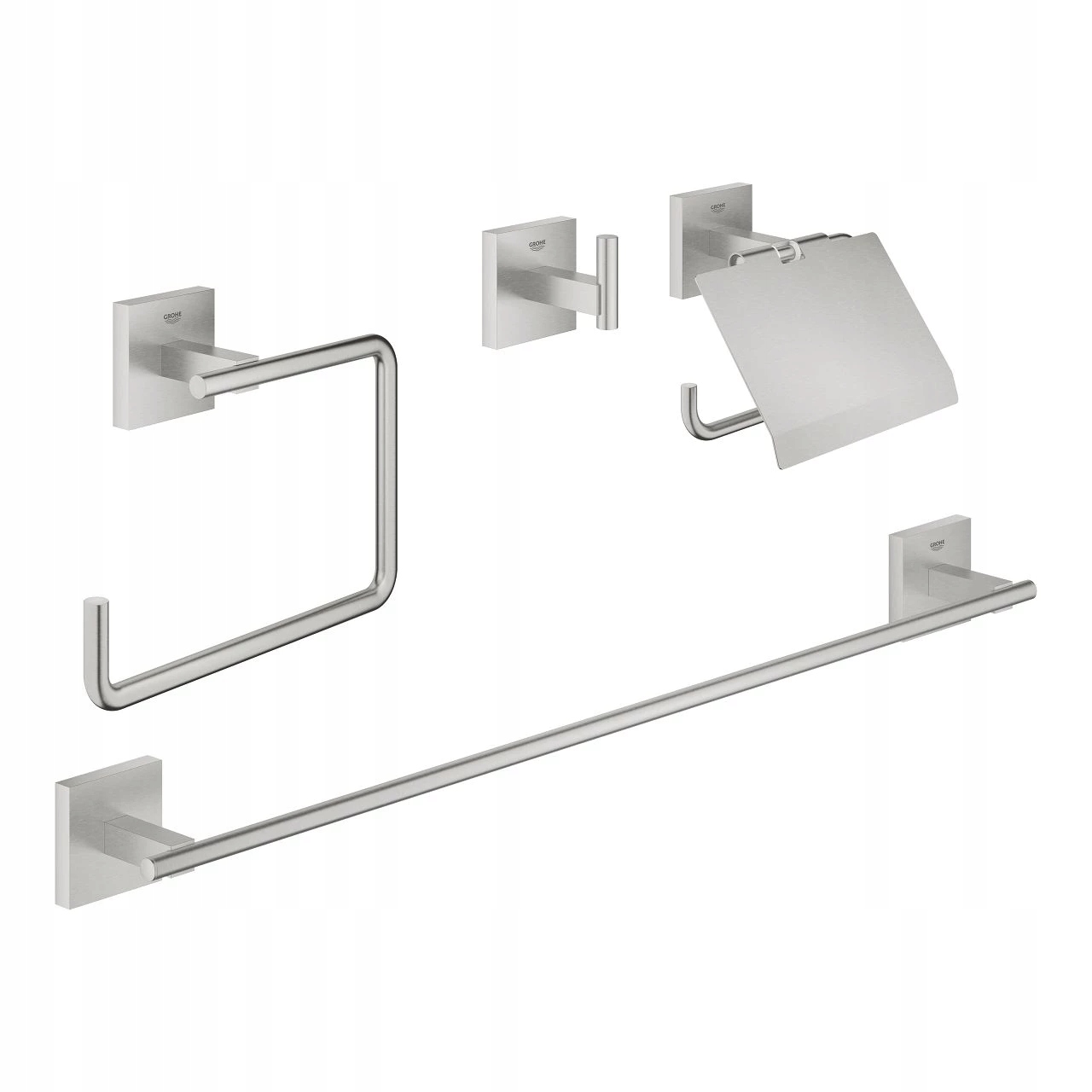 Grohe Start Cube Master 4-V-1 Držiak Sada Kúpeľňových Doplnkov Komplet