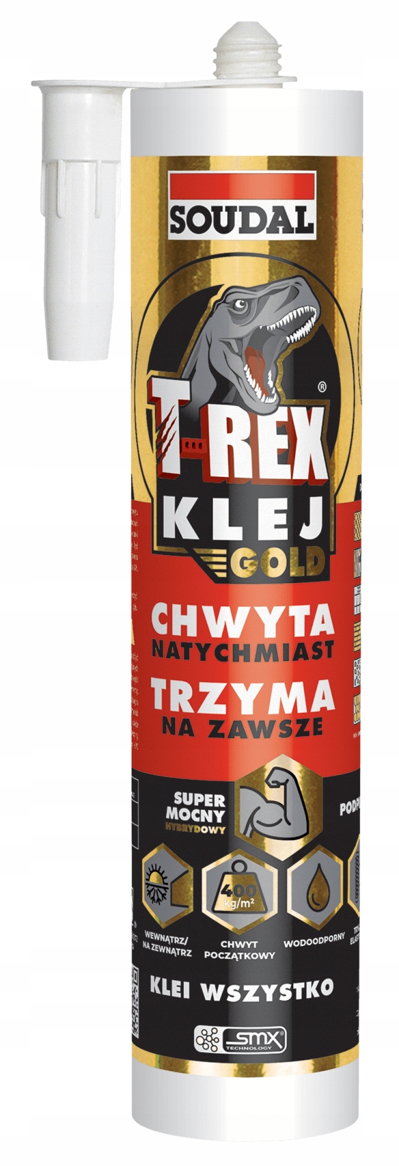 

Klej Montażowy 290ML Soudal T-rex Gold