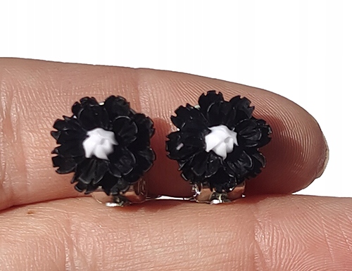 Klipsy dla dziecka kwiatuszki hand made