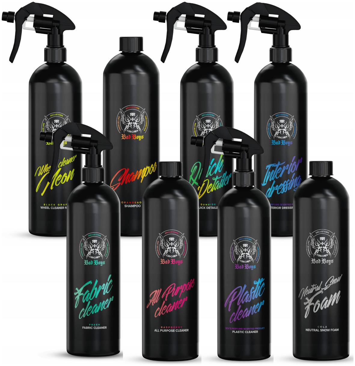 RR Customs RRC Bad Boys Mega Zestaw Kosmetyków Do Auta Detailing Prezent