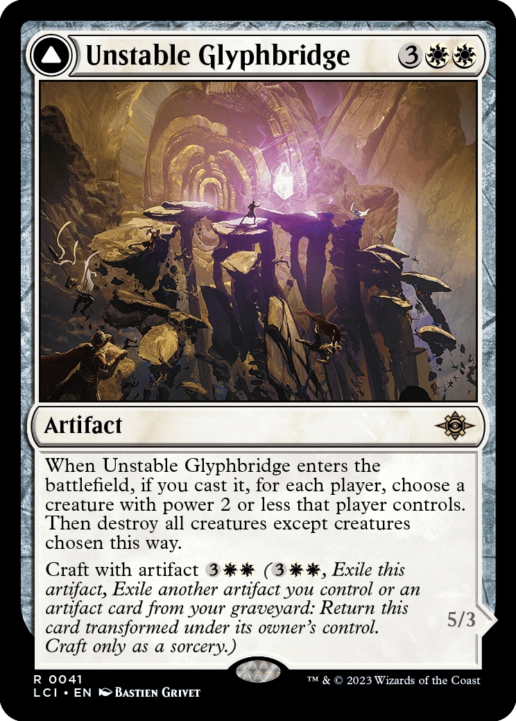 Mtg Unstable Glyphbridge (r)