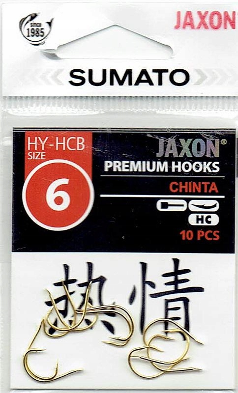 Haczyki Jaxon Sumato Hy-hcb rozmiar 6 Leszcz Lin
