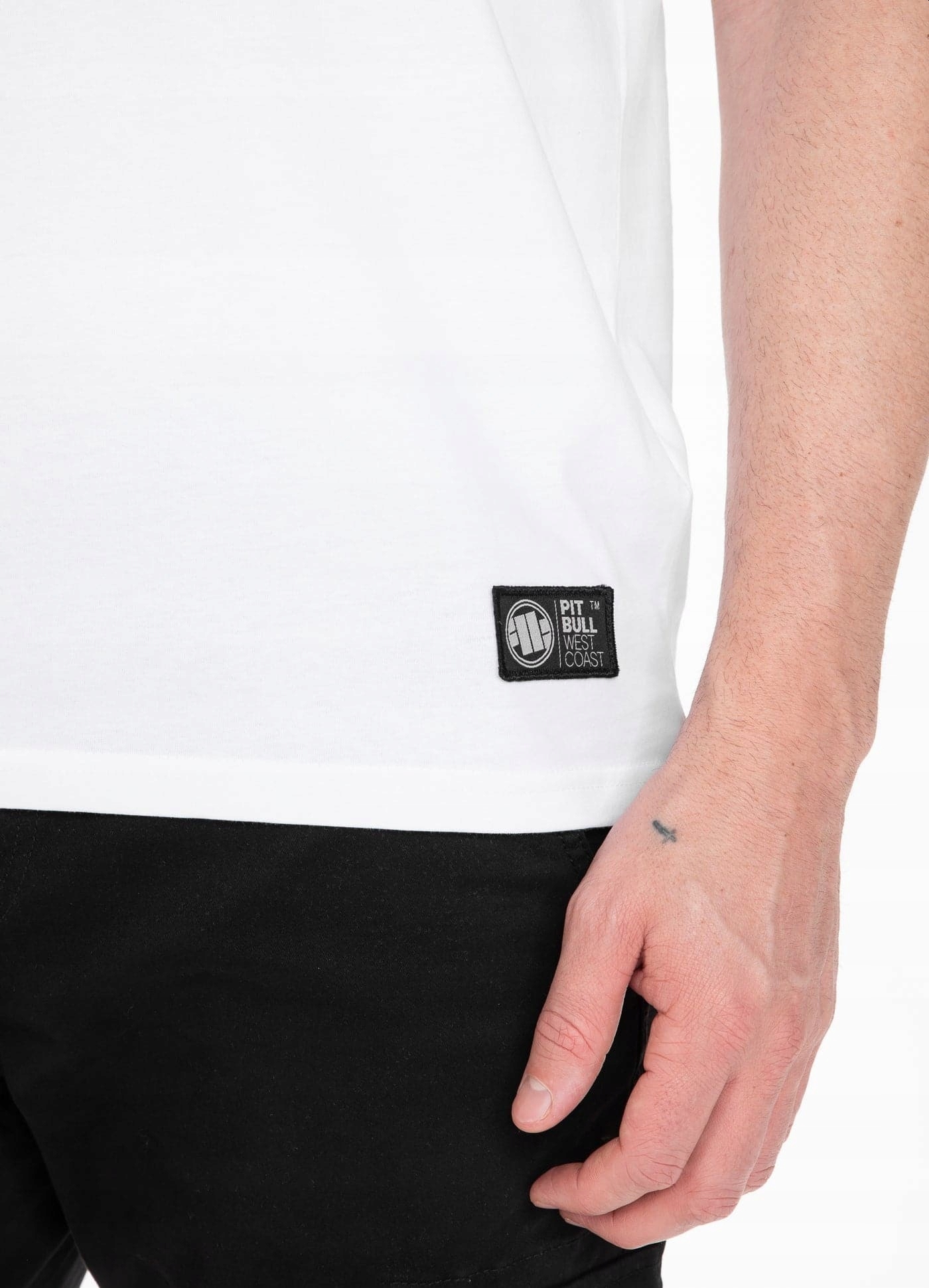 MĘSKA KOSZULKA BAWEŁNIANA PIT BULL ORANGE DOG XL Kolor biały