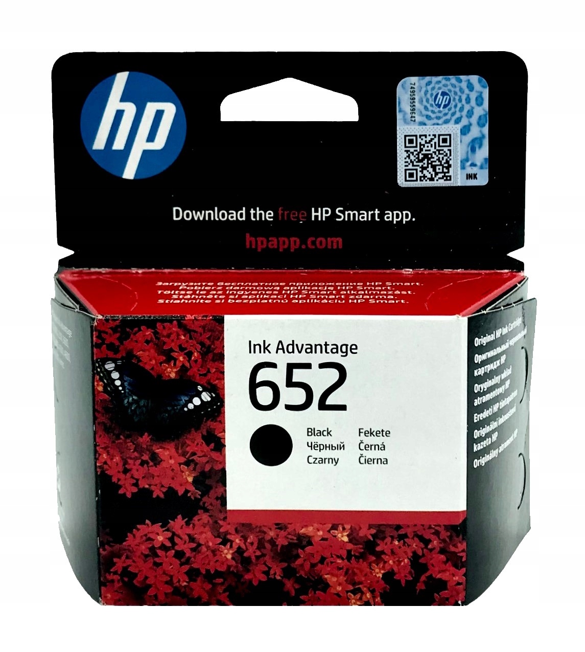 Tusz Hp 652 Czarny Black F6V25AE do Hp DeskJet Ink Advantage
