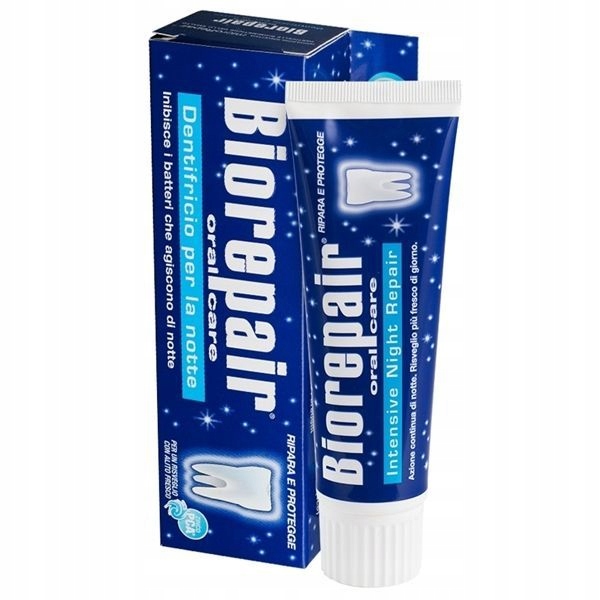 

Biorepair Night pasta odbudowa zęby 75ml