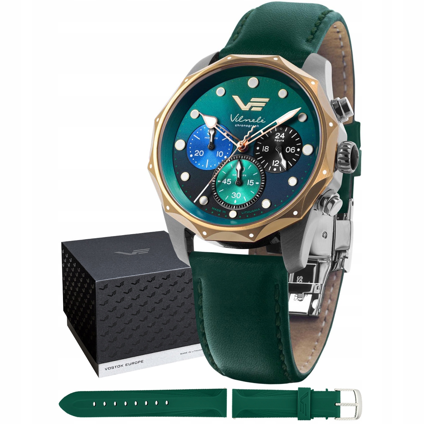 Dámské hodinky Vostok Europe JS20-125E752 zelené