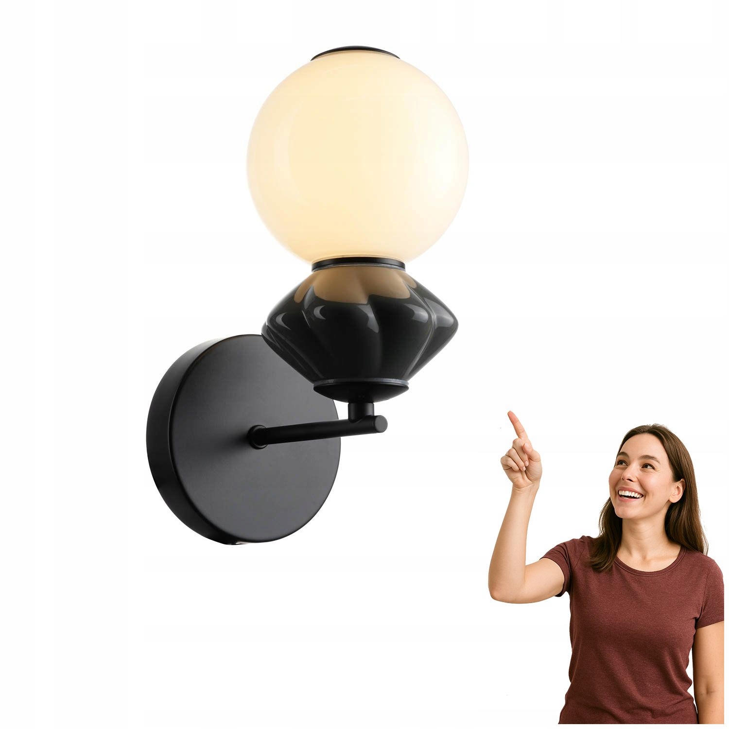 Led nástenné svietidlo 5W Balos WL-94921-1B-BK Italux