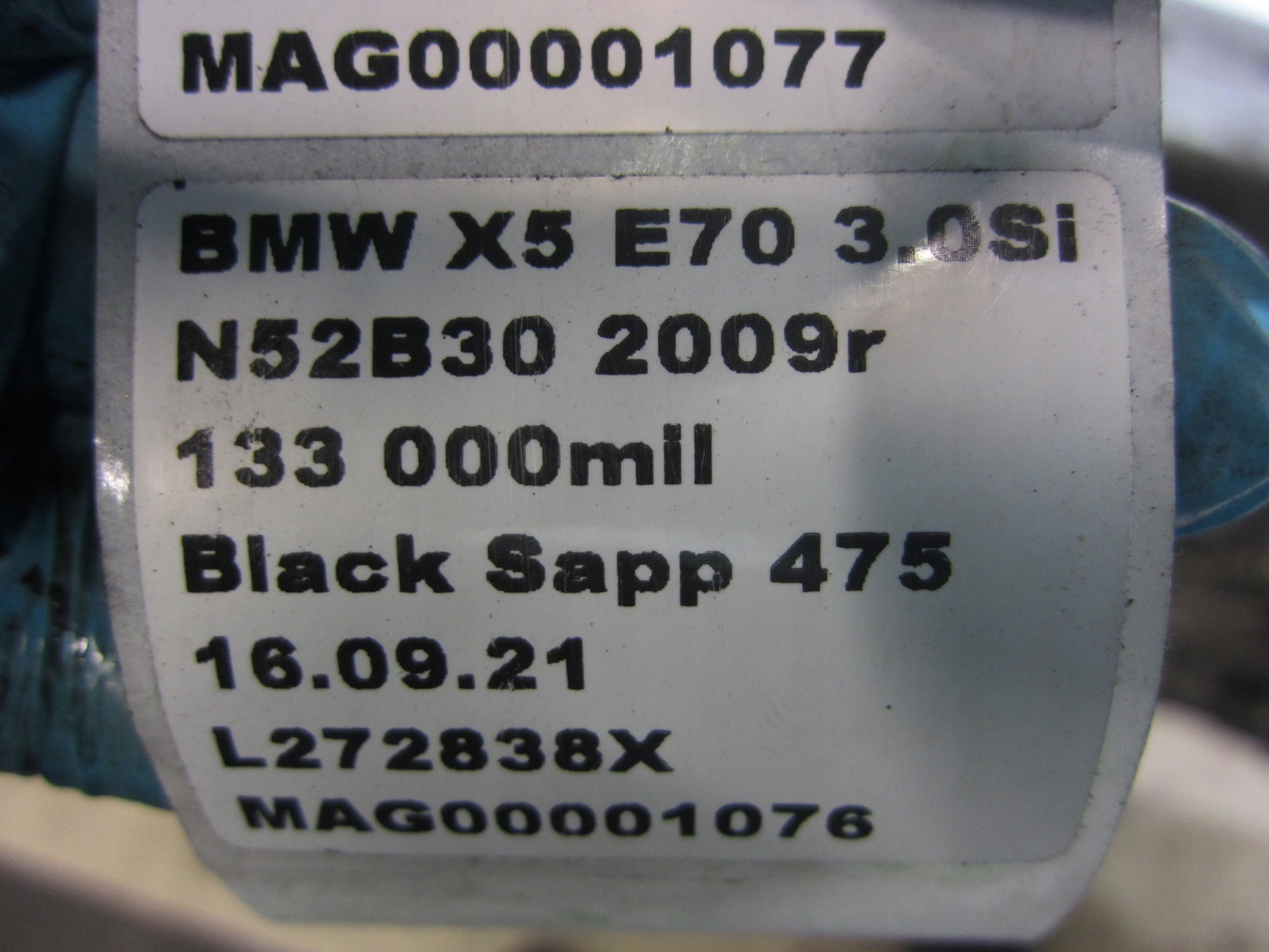BMW E70 3.0Si X5 N52 Ölwanne 7560308