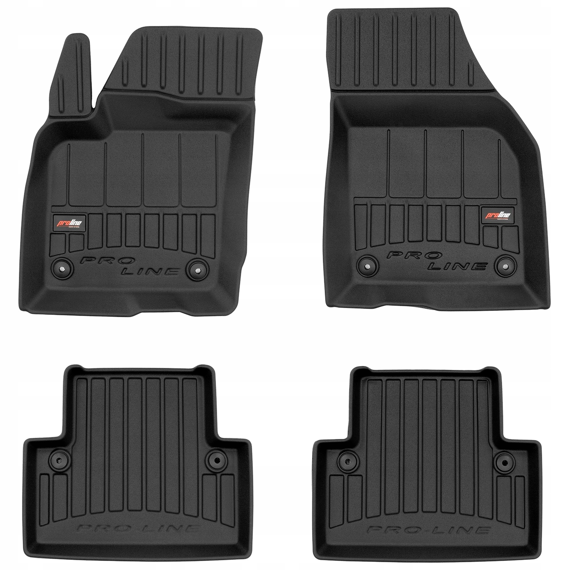 Gumové 3D koberce Volvo V50 2004-2012