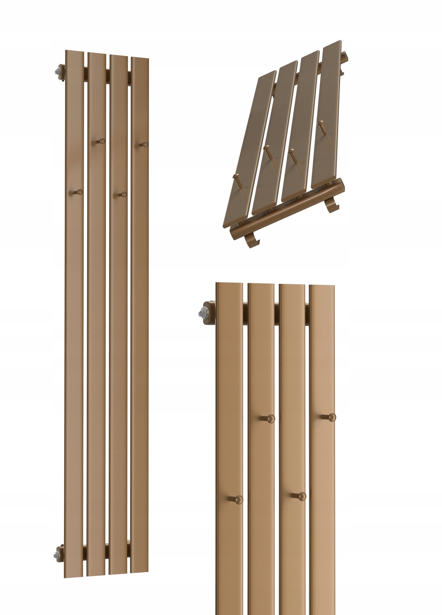 Dekorativní Radiátor Bellohook 160x30 Antik Tmavý