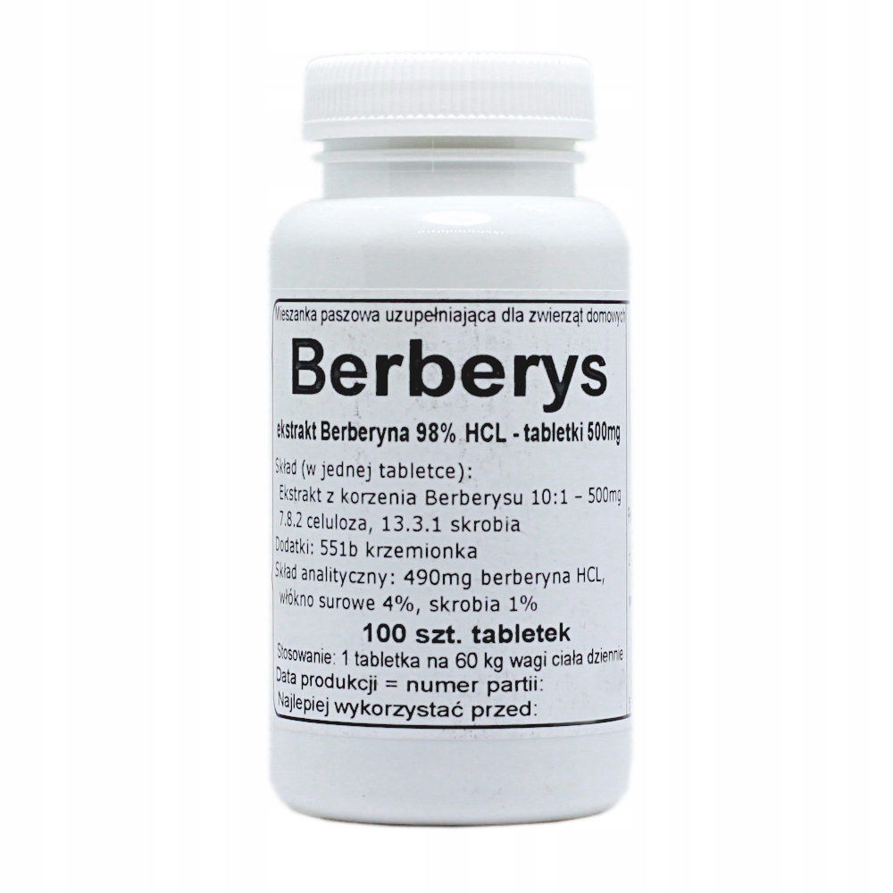 Levně Extrakt Berberin Dřišťál % Hcl 500mg 100 kusů